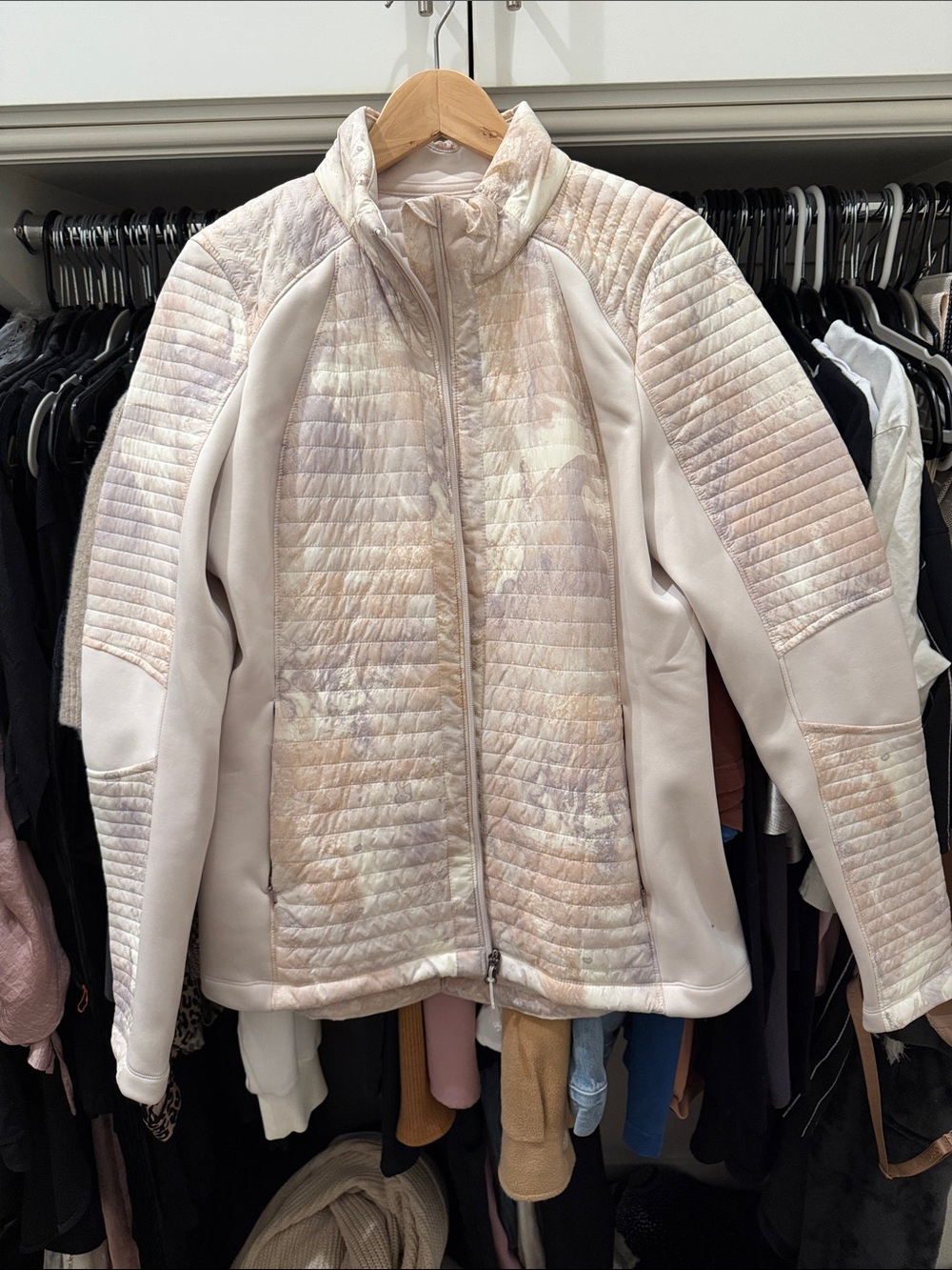 CALIA by Carrie Underwood Light Pink Quilted Ski Jacket